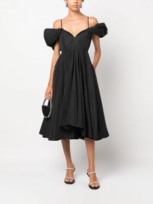 Plisované večerní šaty Pinko černé
