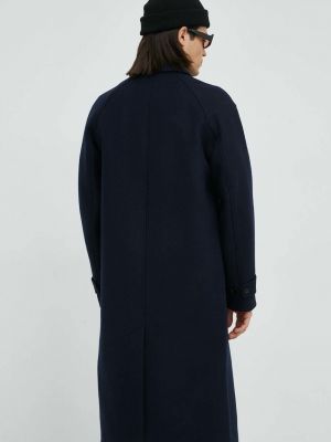 Vlněný kabát Samsøe Samsøe šedý