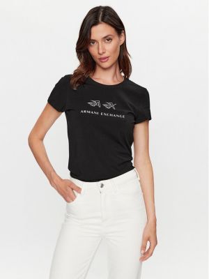 T-shirt Armani Exchange nero