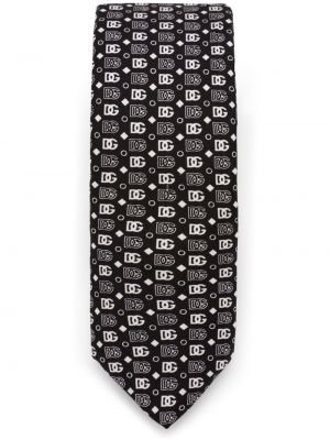 Μεταξωτή γραβάτα ζακάρ Dolce & Gabbana