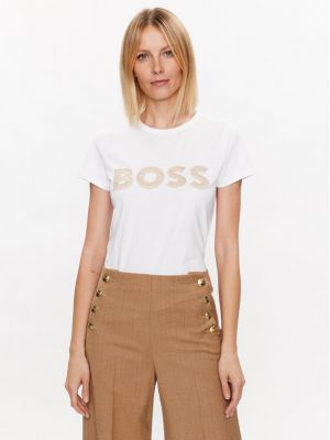 T-shirt slim Boss blanc