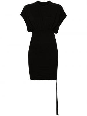 Φόρεμα από ζέρσεϋ Rick Owens Drkshdw μαύρο