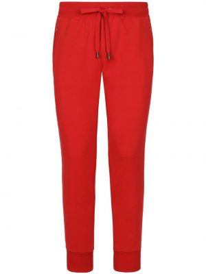 Спортни панталони Dolce & Gabbana червено