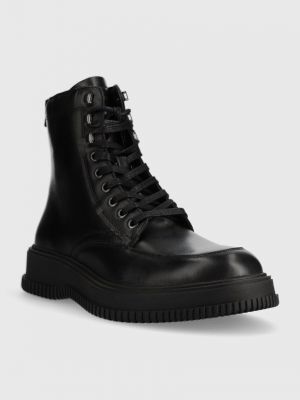 Kožne cipele Tommy Hilfiger crna