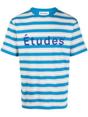 T-shirt con stampa Etudes blu