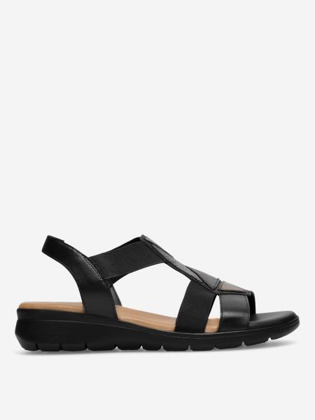 Kožené sandály Go Soft černé
