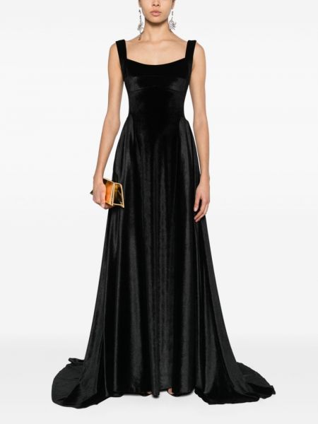 Vakarinė suknelė velvetinis Atu Body Couture juoda