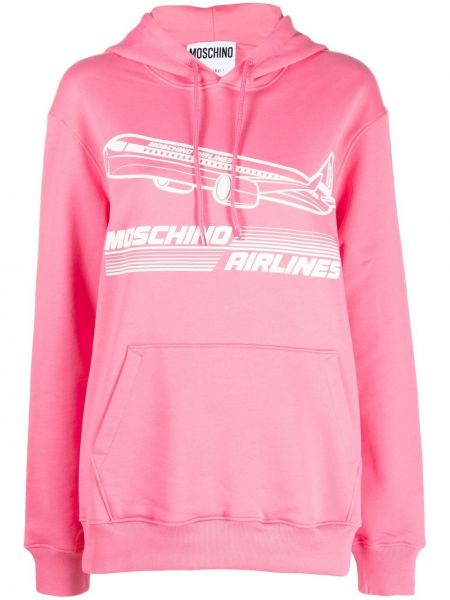 Hoodie Moschino rosa