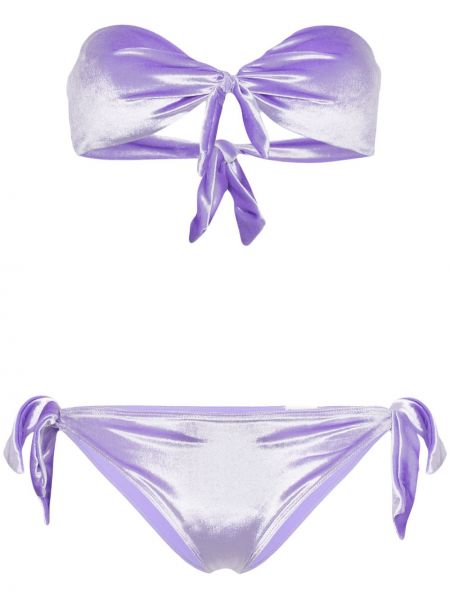 Бандо бикини Paper London, фиолетовый