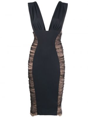 Κοκτέιλ φόρεμα Roberto Cavalli μαύρο