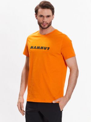 Marškinėliai Mammut oranžinė
