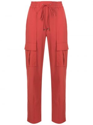 Rovné kalhoty Alcaçuz červené
