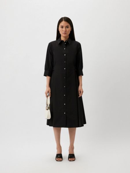 Платье-рубашка Karl Lagerfeld черное