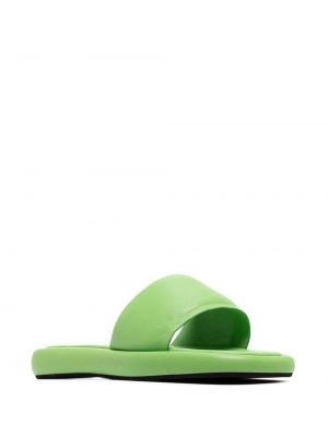 Nahast sandaalid Senso roheline