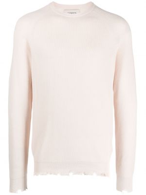 Obrabljen pulover Laneus bela