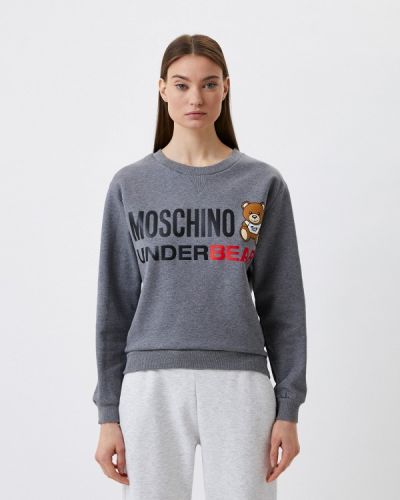 Свитшот Moschino Underwear, серый