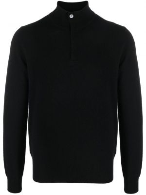 Кашмирен пуловер Corneliani черно