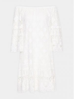 Priliehavé šaty Iconique biela