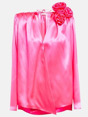 Bluză de mătase Magda Butrym roz