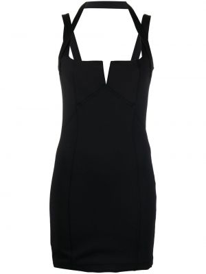 Černé přiléhavé koktejlové šaty Gauge81