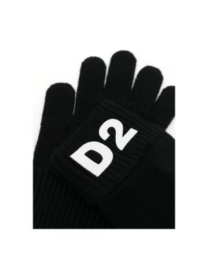 Rękawiczki Dsquared2 czarne