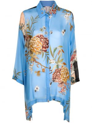 Oversize блуза на цветя с принт Antonio Marras