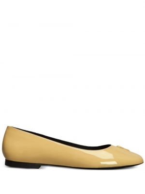 Pantofi din piele Ami Paris galben