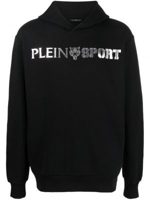 Суичър с качулка с принт от джърси Philipp Plein