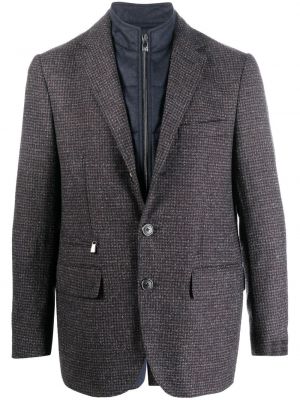 Blazer mit print Corneliani grau