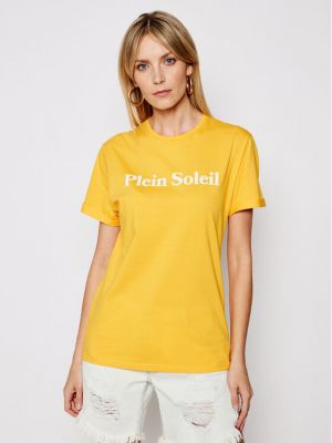 Voľné priliehavé tričko Drivemebikini žltá
