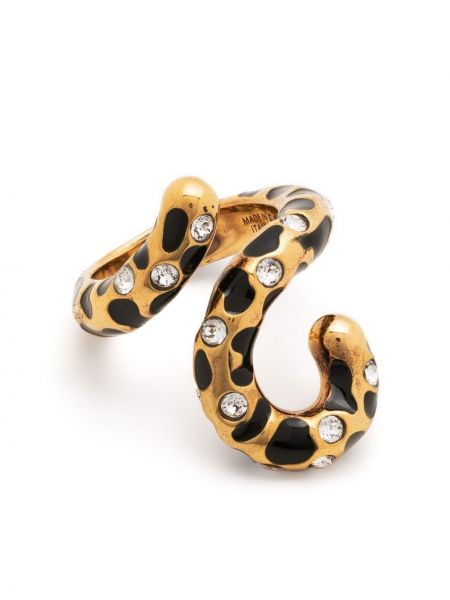 Anello con cristalli Lanvin oro