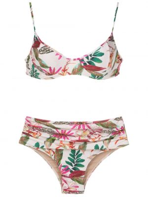 Bikini mit print Lygia & Nanny weiß