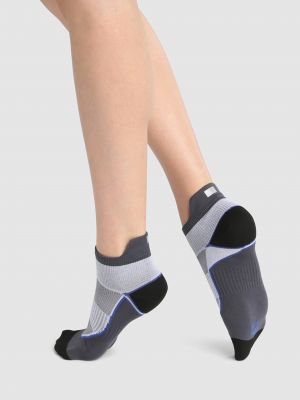 Športové ponožky Dim sivá