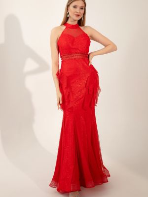 Večerní šaty Lafaba červené