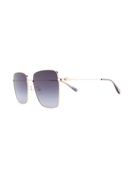 Okulary przeciwsłoneczne oversize Moschino Eyewear złote