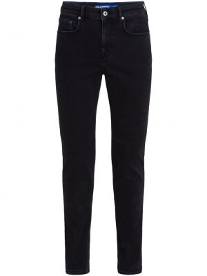 Skinny fit kavbojke Karl Lagerfeld Jeans črna