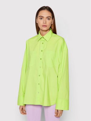 Oversize риза Remain зелено