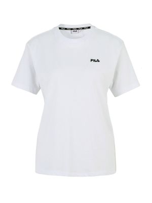 T-shirt in maglia Fila bianco