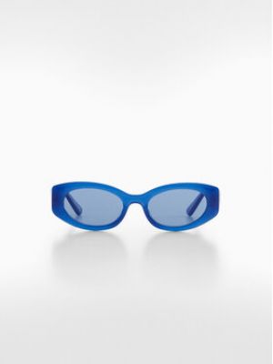 Okulary przeciwsłoneczne Mango niebieskie