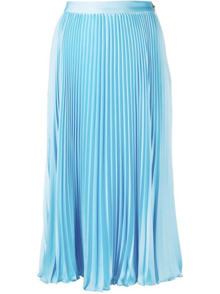 Falda midi Versace azul