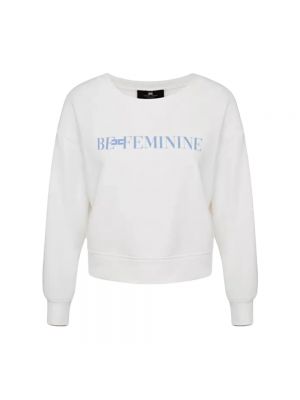 Sweatshirt Elisabetta Franchi weiß