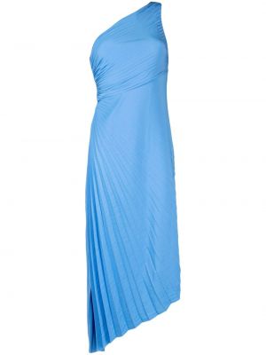 Pliszírozott hosszú ruha A.l.c. kék
