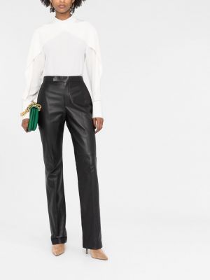 Rovné kalhoty Ralph Lauren Collection černé