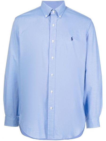 Siuvinėta nėriniuota marškiniai su raišteliais Polo Ralph Lauren