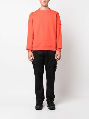 Sweatshirt mit print Woolrich orange