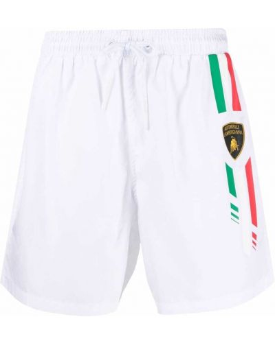 Shorts Automobili Lamborghini hvit