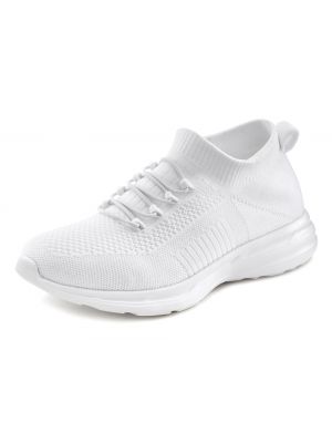 Slip-on ниски обувки Lascana бяло