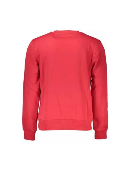 Jersey de algodón con estampado de tela jersey Cavalli Class rojo
