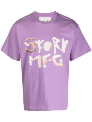 Тениска с принт Story Mfg.