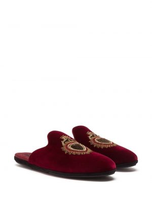 Pantuflas con corazón Dolce & Gabbana rojo